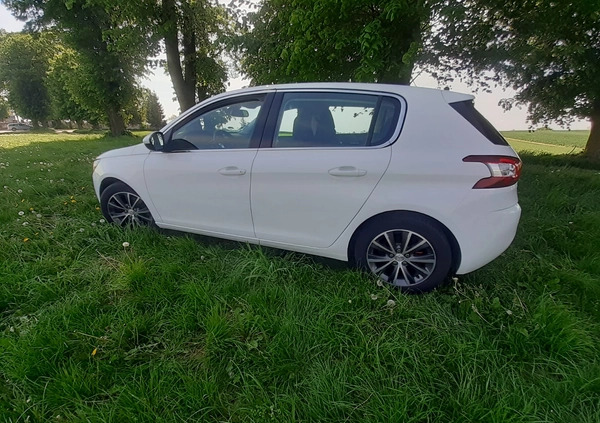 Peugeot 308 cena 38500 przebieg: 116360, rok produkcji 2015 z Wyszogród małe 466